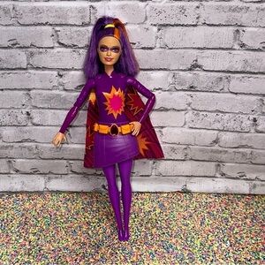 Barbie Princess Power Doll DHM65 Purple Hair Cape 2015 Mattel